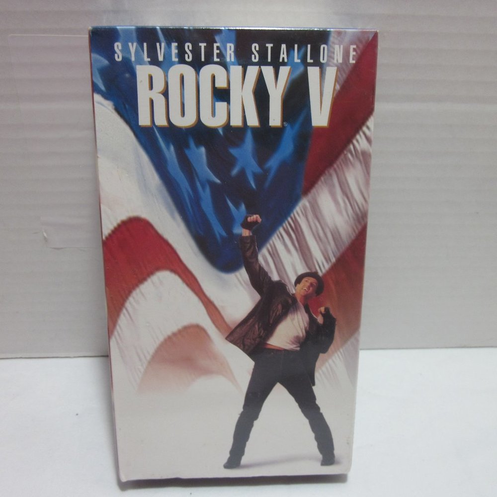 Rocky V VHS Movie Brand New Factory Sealed Studio Watermark Boxing